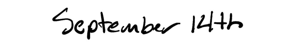 Title; September 14th