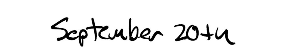 Title;  September 20th