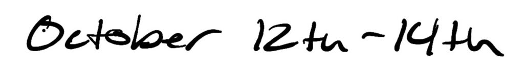 Title; October 12th - 14th