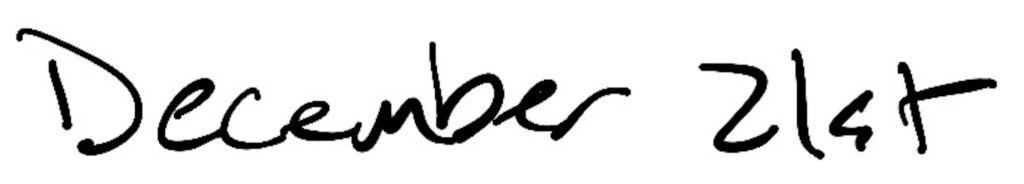 Title; December 21st