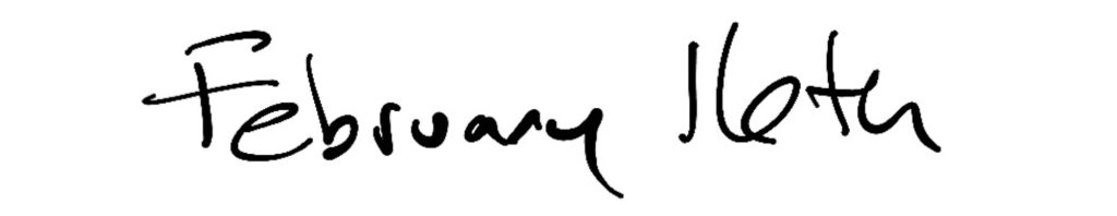 Title; February 15th