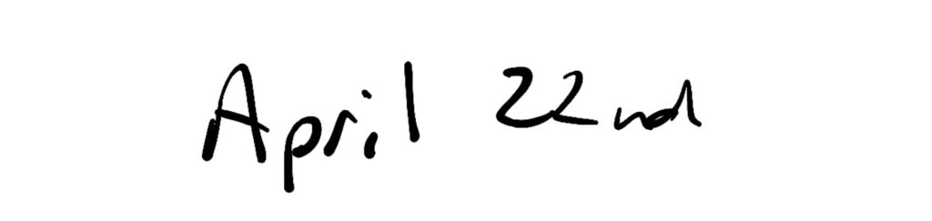 Title; April 22nd