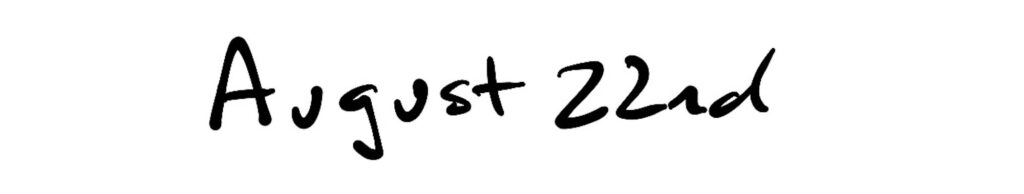 Title; August 22nd