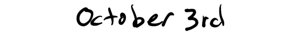 Title; October 3rd