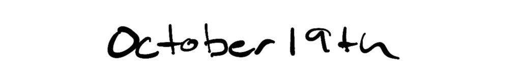 Title; October 19th