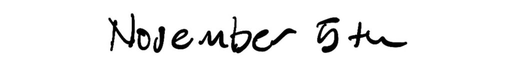 Title; November 5th